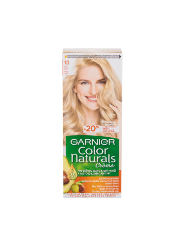 Garnier Color Naturals Créme Боя за коса за жени 40 ml Нюанс 10 Natural Ultra Light Blond увредена кутия