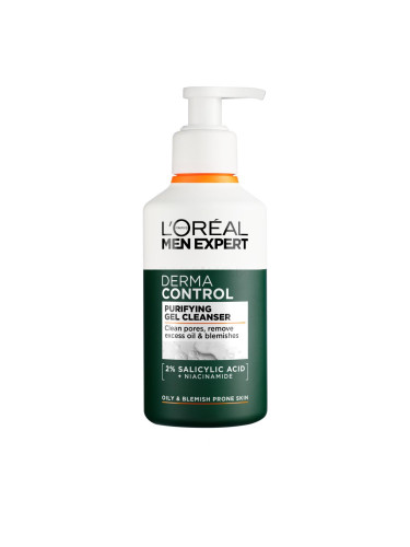 L'Oréal Paris Men Expert Derma Control Purifying Gel Cleanser Почистващ гел за мъже 260 ml