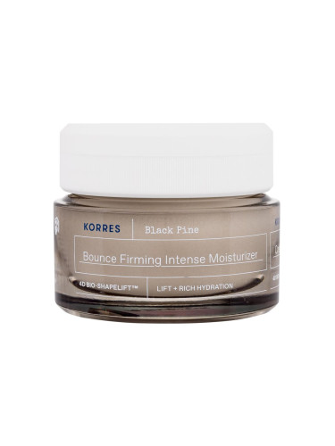 Korres Black Pine Bounce Firming Intense Moisturizer Дневен крем за лице за жени 40 ml увредена кутия