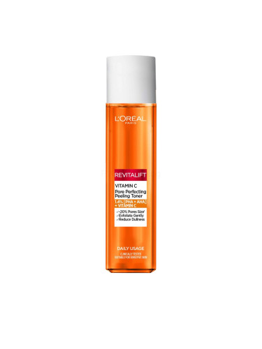 L'Oréal Paris Revitalift Clinical Vitamin C Pore Perfecting Peeling Toner Лосион за лице 180 ml