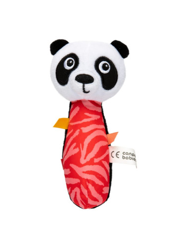 Canpol babies BabiesBoo Sensory Toy with Squeaker писукаща играчка Panda 1 бр.