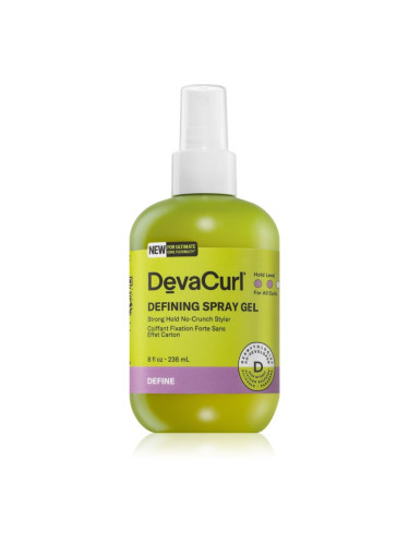 DevaCurl Define спрей за фиксация за чуплива и къдрава коса 236 мл.