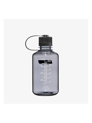 Nalgene 500ml Narrow Mouth Sustain Water Bottle Gray Universal