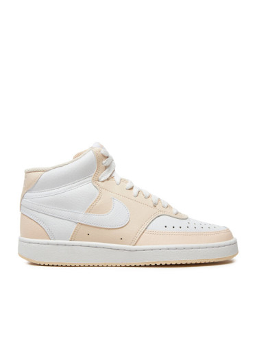 Nike Сникърси Court Vision Mid CD5436 800 Бял