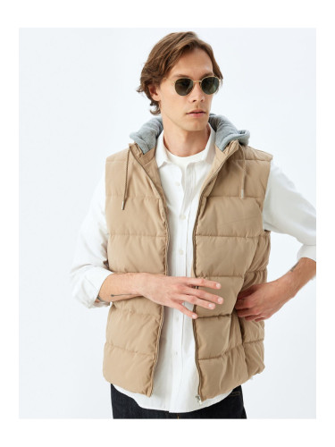 Koton Puffer Vest Slim Fit Zippered