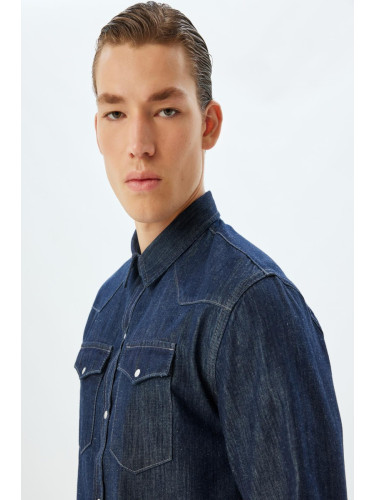 Koton Dark Indigo Men's Jacket