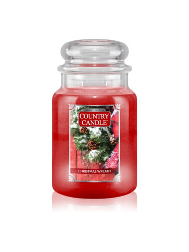 Country Candle Christmas Wreath ароматна свещ 737 гр.