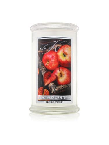 Kringle Candle Bourbon Apple & Oud ароматна свещ 624 гр.