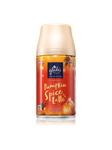 GLADE Pumpkin Spice Latté автоматичен освежител на въздуха пълнител 269 мл.