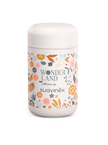 Suavinex Wonderland Food Flask термос за храна Nude 400 мл.