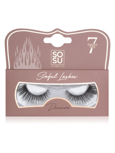 SOSU Cosmetics 7 Deadly Sins Lashes изкуствени мигли Deceive 1 бр.