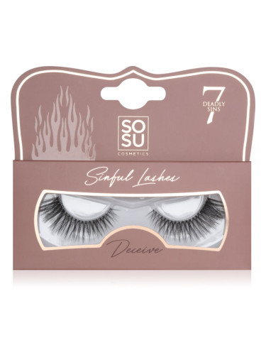 SOSU Cosmetics Deadly Sins Lashes изкуствени мигли Deceive 1 бр.