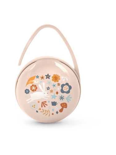 Suavinex Wonderland Duo Soother Case кутийка за биберон Pink 1 бр.