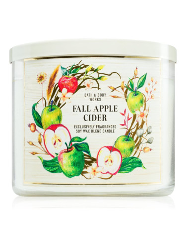 Bath & Body Works Fall Apple Cider ароматна свещ 411 гр.