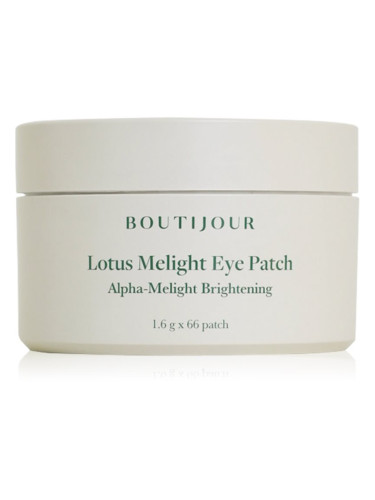 BOUTIJOUR Lotus Melight Eye Patch хидрогелова маска за зоната около очите против бръчки и тъмни кръгове 33 чифт