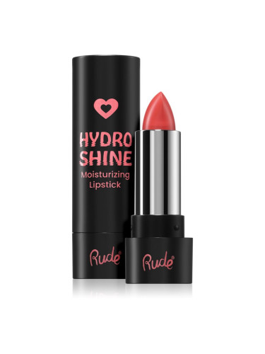 Rude Cosmetics Hydro Shine Moisturizing Lipstick кремообразно хидратиращо червило цвят Sweet Rose 3.7 гр.