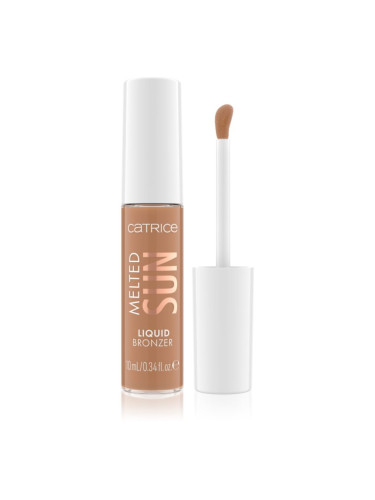 Catrice Melted Sun течен бронзант с матиращ ефект цвят 015 Sunkissed 10 мл.