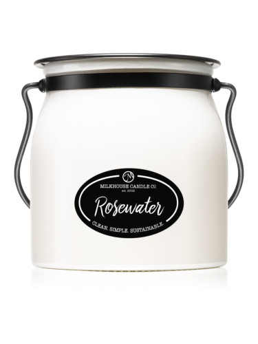 Milkhouse Candle Co. Creamery Rosewater ароматна свещ 454 гр.