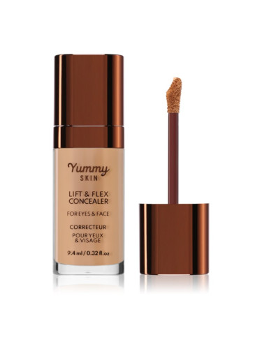Danessa Myricks Beauty Yummy Skin Lift & Flex Concealer течен коректор с матиращ ефект цвят 9 - Medium With Peach Undertones 9.4 мл.