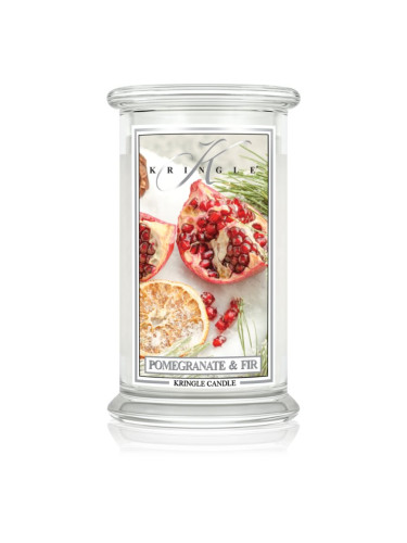 Kringle Candle Pomegranate & Fir ароматна свещ 624 гр.