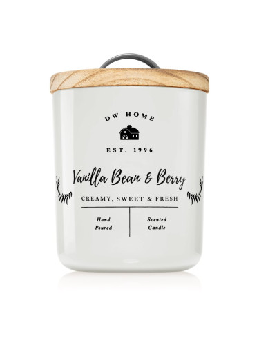 DW Home Farmhouse Vanilla Bean & Berry ароматна свещ 255 гр.