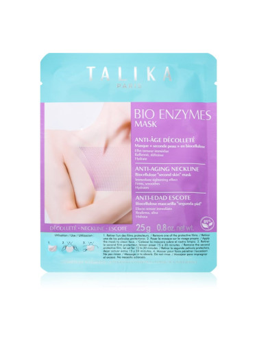 Talika Bust Phytoserum озаряваща платнена маска за деколтето и бюста 25 гр.