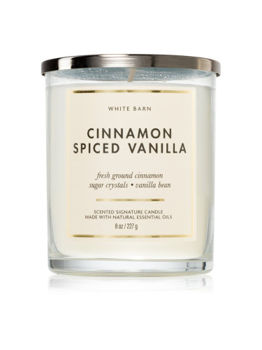 Bath & Body Works Cinnamon Spiced Vanilla ароматна свещ 227 гр.