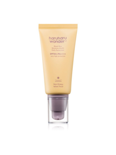 Haruharu Wonder Black Rice Moisture лек защитен флуид SPF 50+ без парфюм 50 мл.
