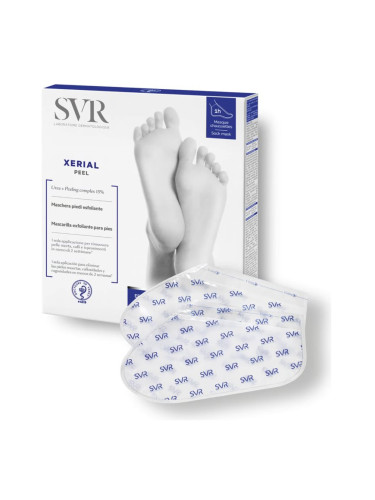 SVR Xérial Exfoliating Foot Mask ексфолиращи чорапи за омекотяване и хидратиране кожата на краката. 1 бр.