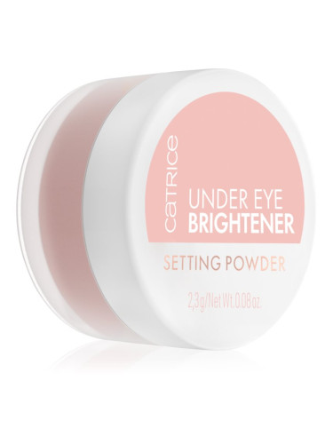 Catrice Under Eye Brightener фиксираща пудра с хидратиращ ефект цвят 010 Light Rose 2.3 гр.