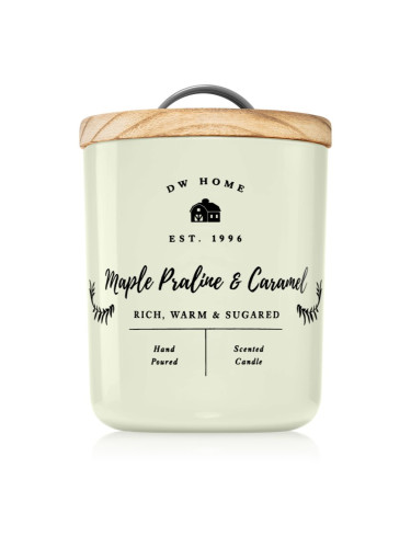 DW Home Farmhouse Maple Praline & Caramel ароматна свещ 255 гр.