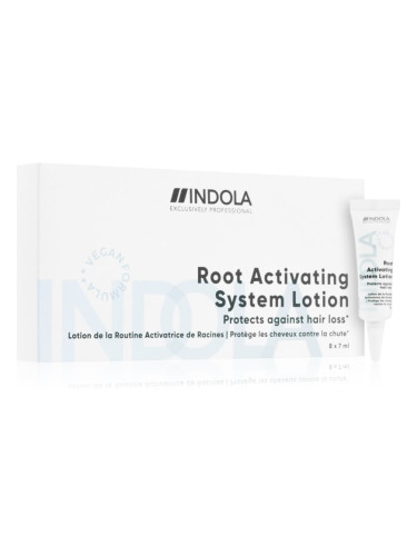 Indola Root Activating System Lotion серум за коса против косопад 7 мл.