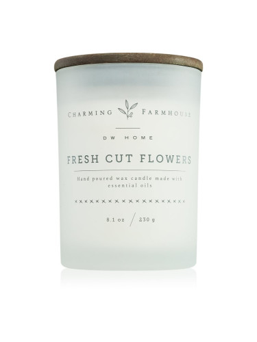 DW Home Charming Farmhouse Fresh Cut Flowers ароматна свещ 230 гр.