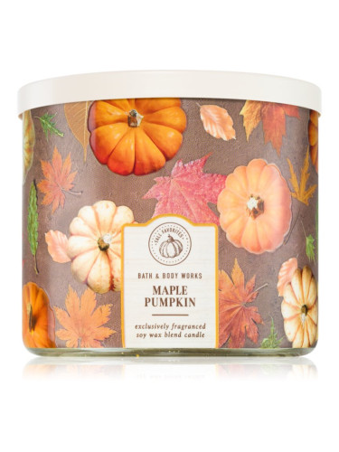 Bath & Body Works Maple Pumpkin ароматна свещ 411 гр.