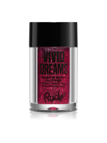 Rude Cosmetics Vivid Dreams брокат за лице и тяло цвят Laughing Dandelions 2.7 гр.