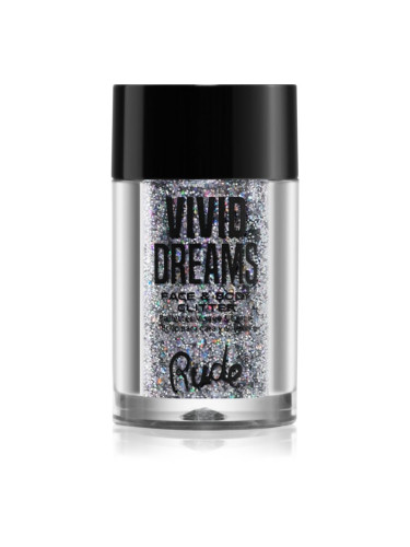 Rude Cosmetics Vivid Dreams брокат за лице и тяло цвят Dreamscape 2.7 гр.