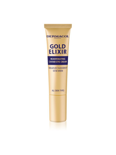 Dermacol Gold Elixir подмладяващ крем за околоочната зона с хайвер 15 мл.