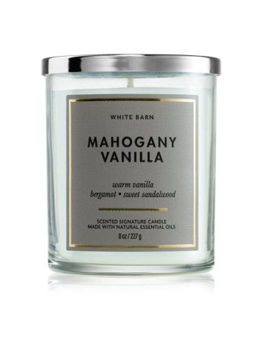 Bath & Body Works Mahogany Vanilla ароматна свещ 227 гр.