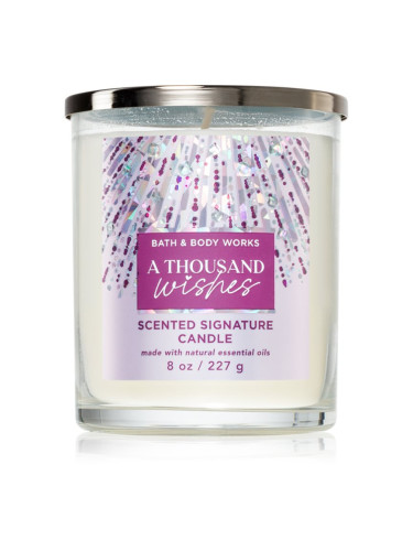 Bath & Body Works A Thousand Wishes ароматна свещ 227 гр.