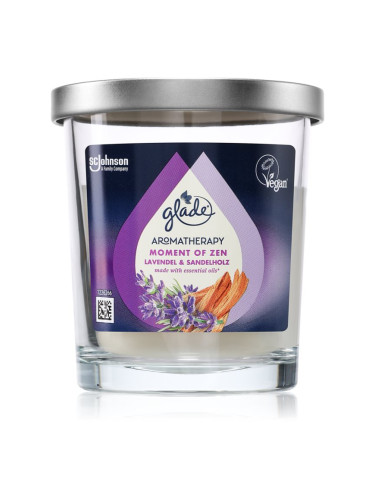 GLADE Aromatherapy Moment of Zen ароматна свещ 170 гр.