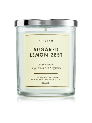 Bath & Body Works Sugared Lemon Zest ароматна свещ 227 гр.