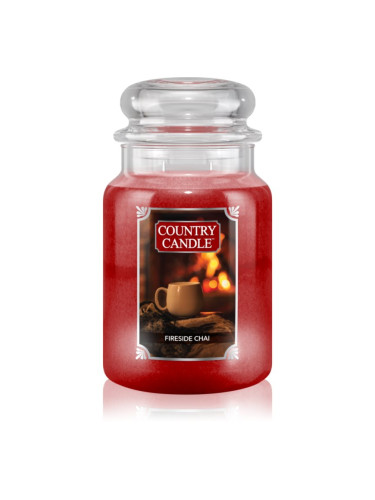 Country Candle Fireside Chai ароматна свещ 680 гр.