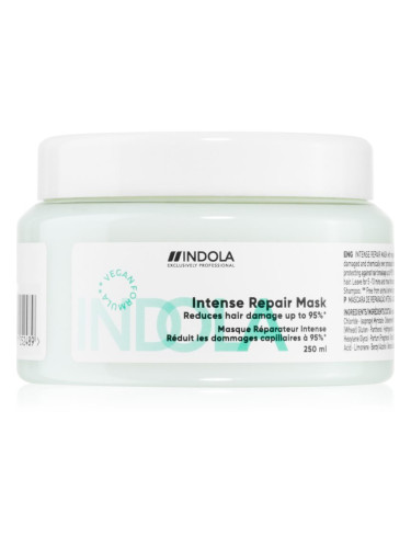 Indola Repair Intense Repair Mask подсилваща маска за силно изтощена коса 250 мл.
