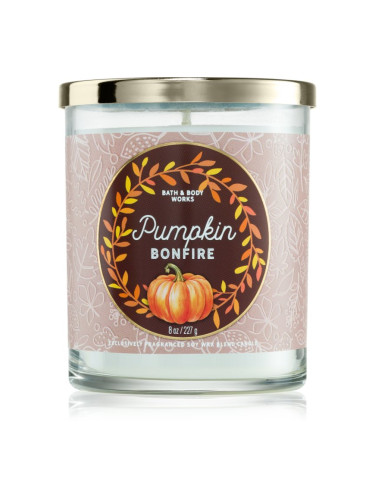 Bath & Body Works Pumpkin Bonfire ароматна свещ 227 гр.