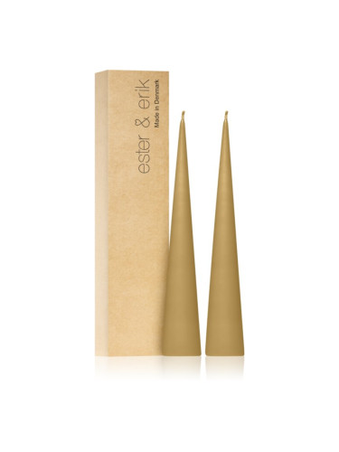 ester & erik cone candles sunglow (no. 04) свещ 2x25 см