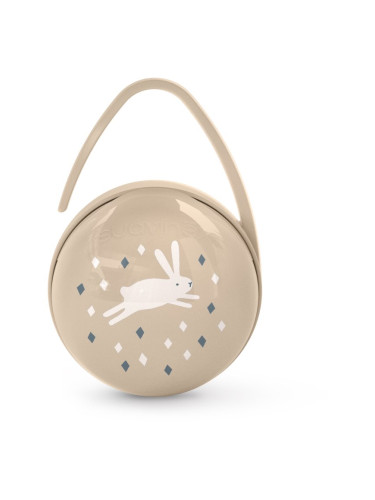 Suavinex Wonderland Duo Soother Case кутийка за биберон Brown 1 бр.