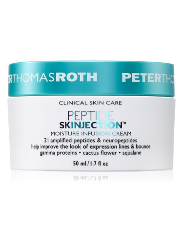 Peter Thomas Roth Peptide Skinjection™ Moisture Infusion Cream Refillable изглаждащ хидратиращ крем с пептиди 50 мл.