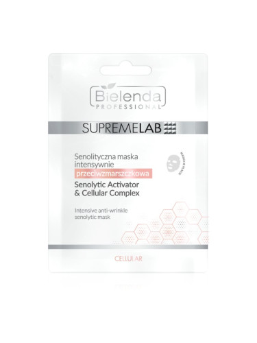 Bielenda Professional Supremelab Cellular платнена маска против бръчки 1 бр.