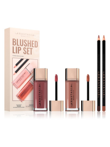 Anastasia Beverly Hills Blushed Lip Set подаръчен комплект за устни