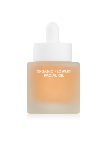 WHAMISA Organic Flowers Facial Oil Deep Rich олио за лице за хидратиране и изпъване на кожата 32 мл.